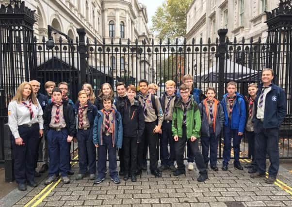 Explorers at Downing Street