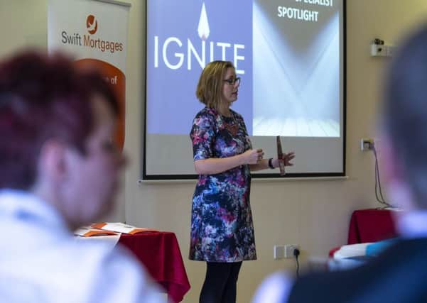 Marie Louise O'Neill presenting at IGNITE in  September.