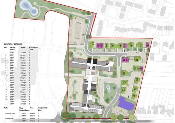 Plans for the former leisure centre site in Steppingley Road in Flitwick.