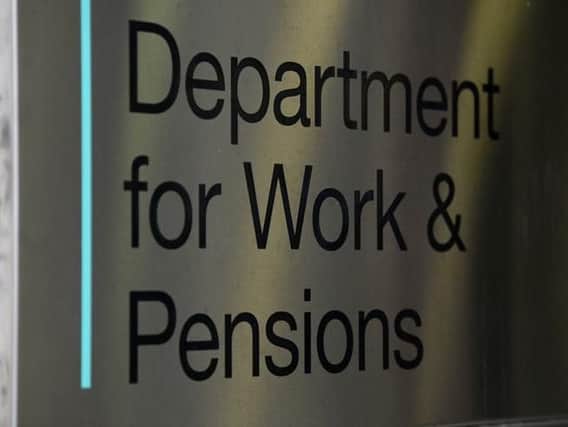 Department for Work and Pension figures on Universal Credit