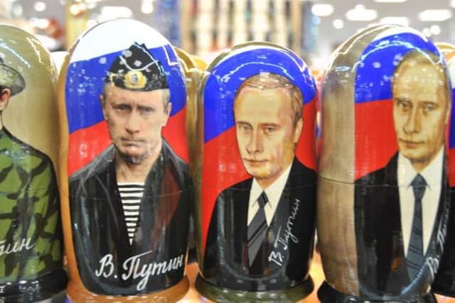 Many Russian Dolls featured President Vladimir Putin