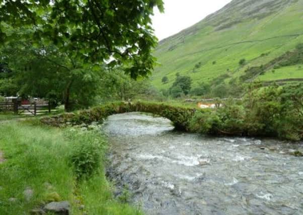 The picturesque Wasdale Head nestles in the foothill of England's highest mountain Scafell Pike.
