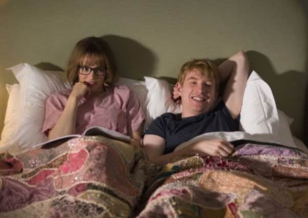Time for bed: Rachel McAdams and Domnhall Gleeson