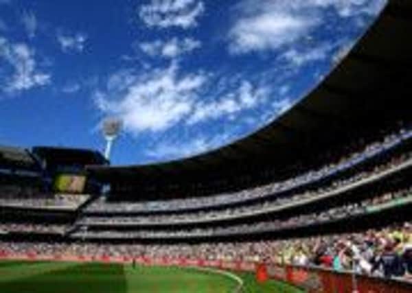 A view of the MCG and the Boxing Day Test between Australia and India. Picture: Jon Buckle/PA Photos.