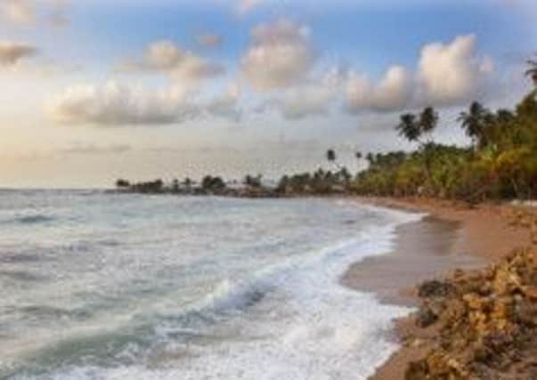 The beach front at Magdalena Grand Beach Resort, Tobago. Picture: PA Photo/MGBR.