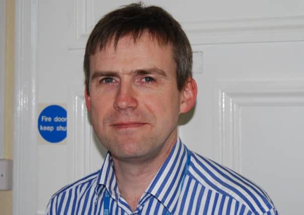 Dr Rory Harvey, consultant at Bedford Hospital.
