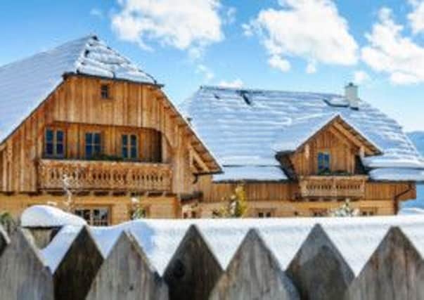St Martin Eco Chalets in Lungau, Austrian Tyrol. Picture: PA Photo/holidaystoaustria.co.uk.