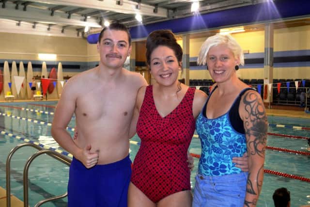 Devlin's Dolphins: Laurie Wright, Amanda Devlin and Natalee Hazelwood
