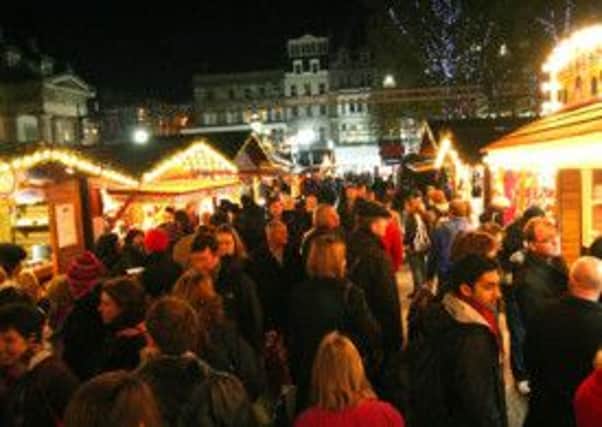 Edinburgh's Christmas Market. Picture: PA Photo.