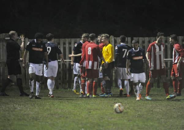 L14-134 Leighton Town v Luton Town at Bell Close Leighton. Football  Beds senior cup quater finals 
Mark Wood
JR 6
4.2.14