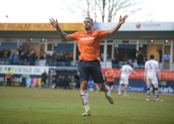 L14-187 LTFC v Hereford at Kenilworth road, Luton 7:0 win
Mike Simmonds
JR 8
15.2.14
Gray celebrate goal 5