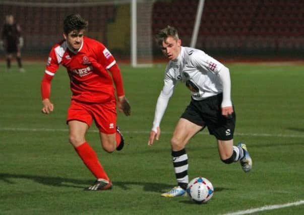 JJ O'Donnell in action for Gateshead