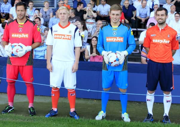 New Luton Town kit. Photos by Liam Smith. wk 30. ENGPNL00220130719224259