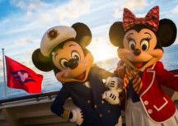 Captain Mickey and First Mate Minnie on the Disney Magic Cruise Line. Picture: PA Photo/Disney Magic