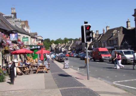 The pretty town of Burford has a delightful high street. Picture: Alan Wooding