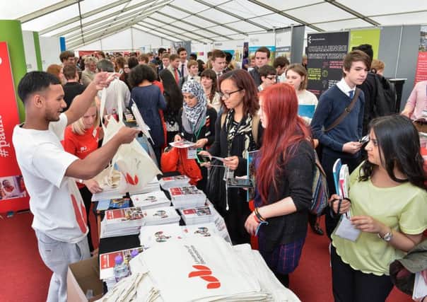 More than 10,000 young people attended the fair.