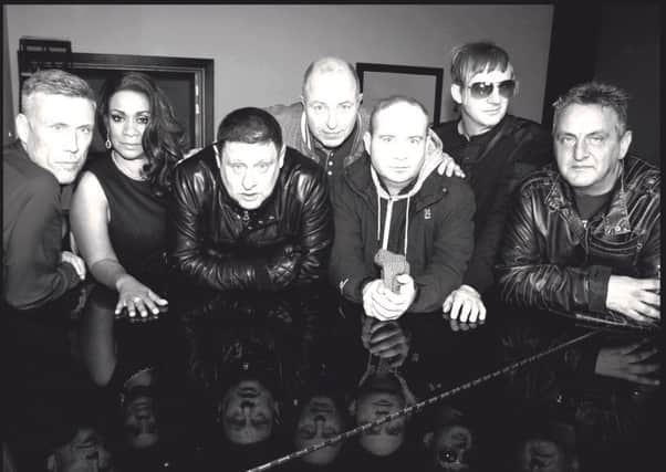 Shaun Ryder (third from left) with the Happy Mondays