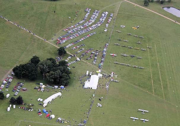 An aerial view of last years event