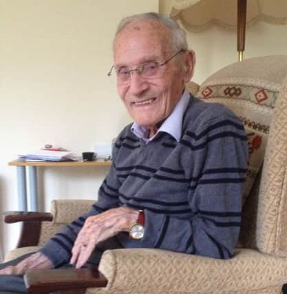 Former Luton athlete Ken Abbott who turns 100 this month