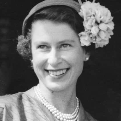 The Queen pictured in 1955