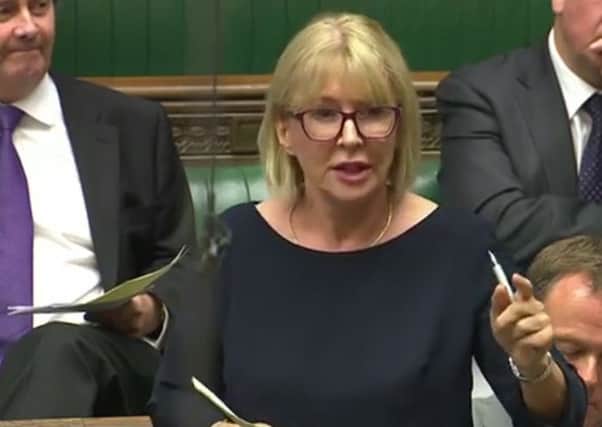 Nadine Dorries MP for Mid-Bedfordshire speaking in Parliament today