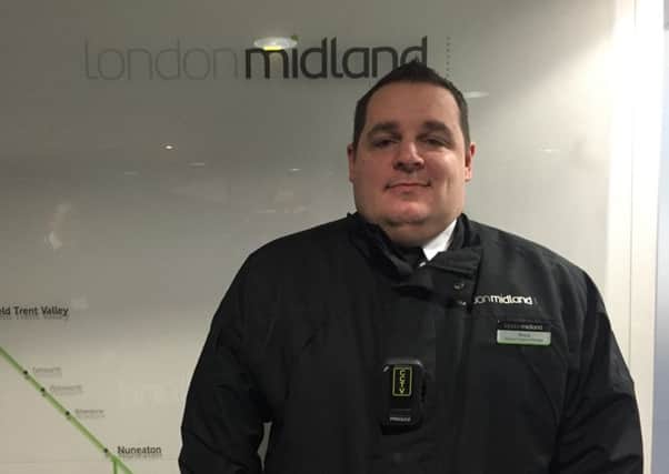 London Midland staff wearing body cameras