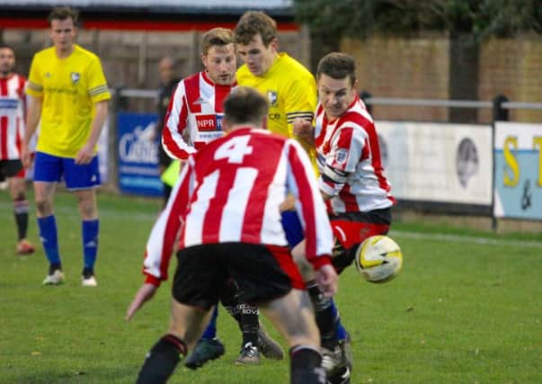 AFC Kempston Rovers in action earlier this season. Picture (c) Ray Canham, Frame One Photography