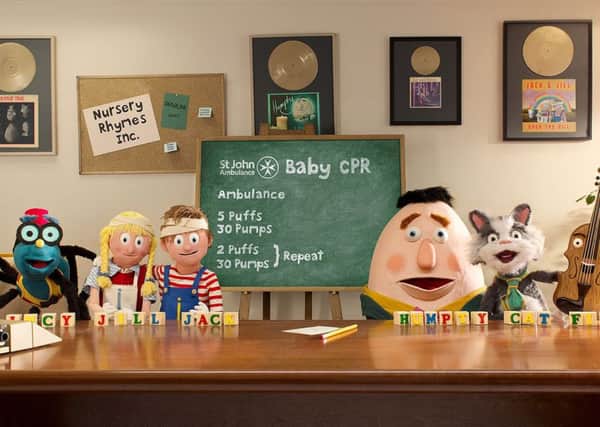 St John Ambulance baby CPR campaign