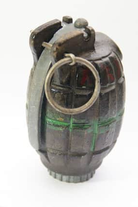 This is kind of the grenade that was found at The Hollies caravan site on Hayling Island.
The Number 36 Mark 1 Mills hand grenade was found with its pin hanging off the roots of a tree ENGPPP00120120808102948