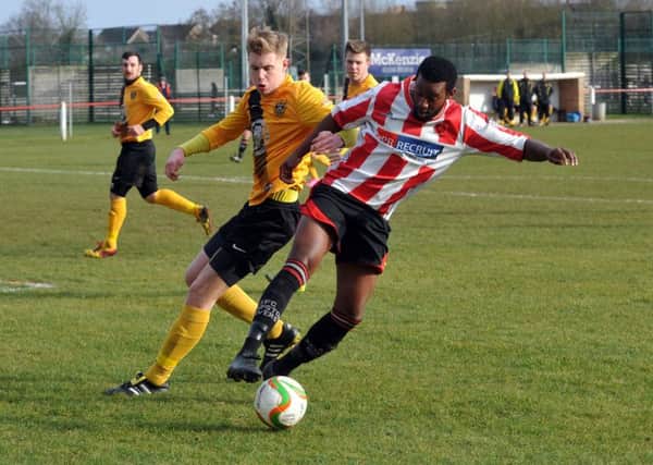 AFC Kempston Rovers were too strong for Desborough. Picture (c) June Essex