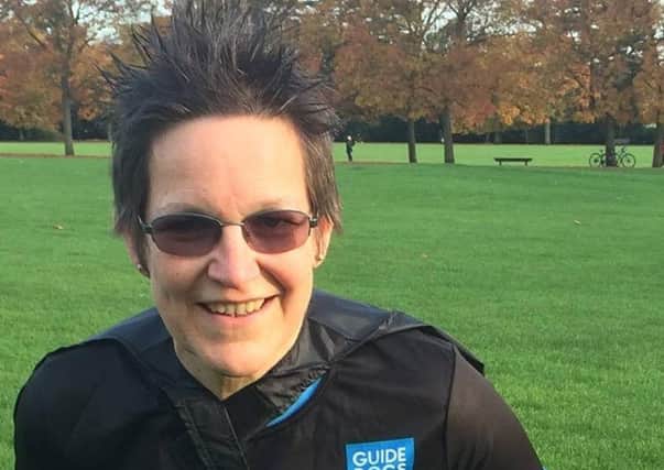 Jenny Wilson, who is running the London Marathon for Guide Dogs
