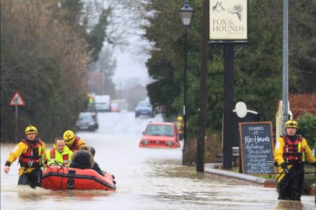 Stranded residents rescued by firefighters