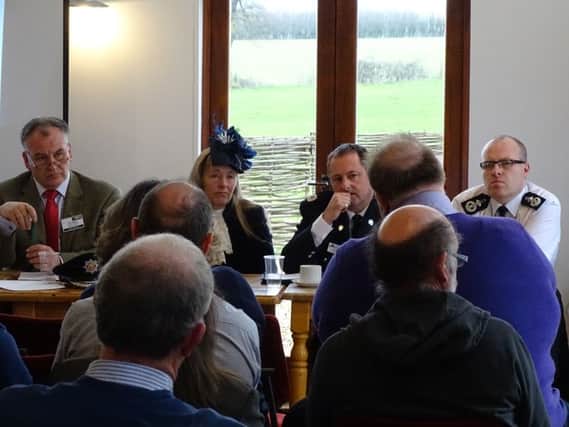 The rural crime meeting