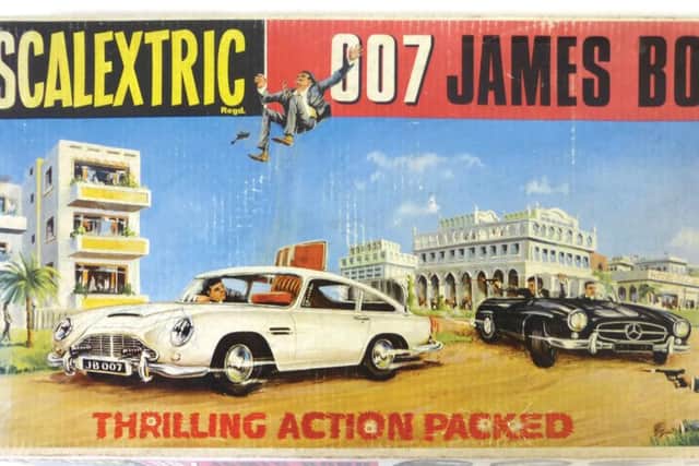 Scalextric cars up for auction at Peacocks, in Bedford PNL-160305-154855001