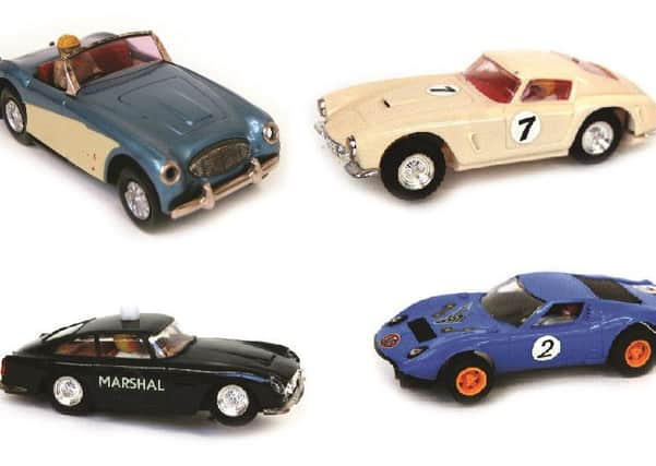 Scalextric cars up for auction at Peacocks, in Bedford PNL-160305-154827001