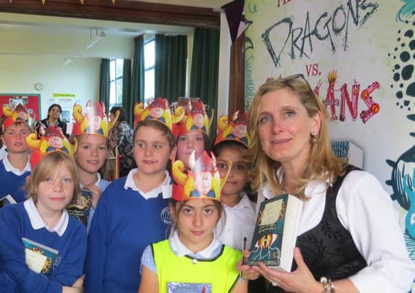Children's author Cressida Cowell at Castle Newnham