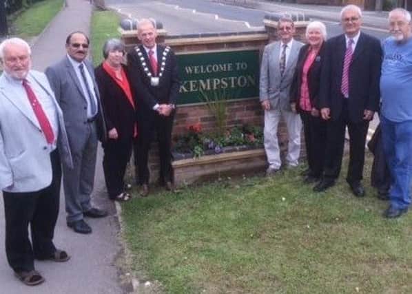 Kempston Town Council has planted up road signs PNL-160620-131938001