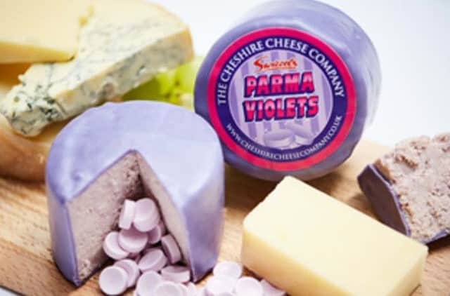 The cheese has been released in line with Parma Violets 70th birthday. NNL-160720-161905001