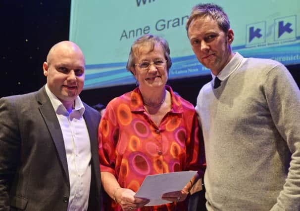 Pride in Bedfordshire 2015 winner of Unsung Heroine Anne Grant.