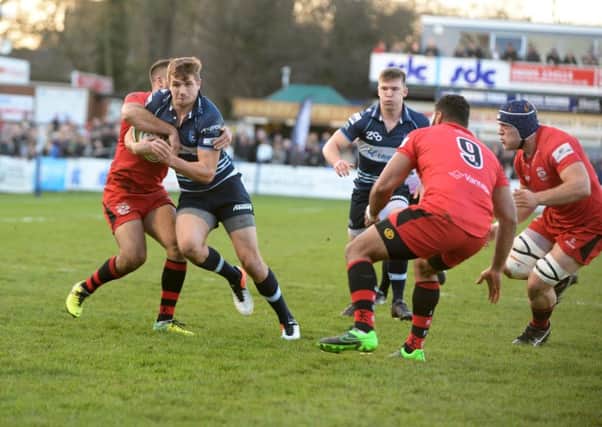 Bedford Blues lost out to London Irish on Saturday