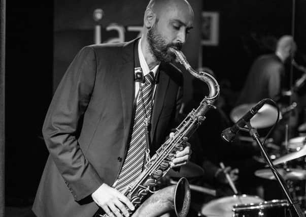 Saxophonist Luca Stoll