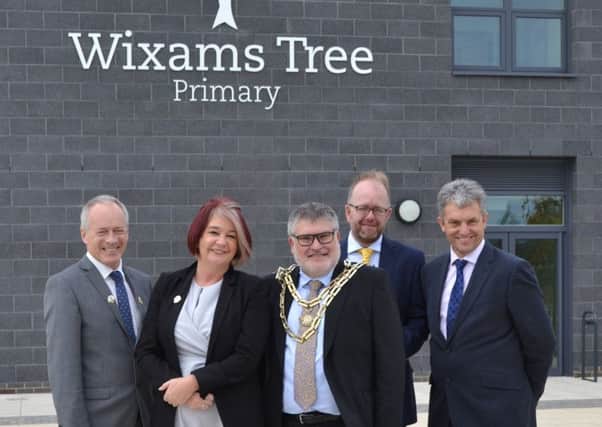 Mayor Dave Hodson officially opened the two new schools at Wixams